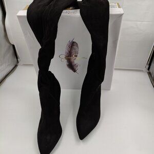 Jessica Simpson JS- Abrine, Stretch Supreme, Microsuede Black, Women's Size 10